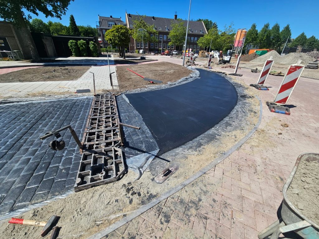 Aanbrengen creteprint Terpstraat