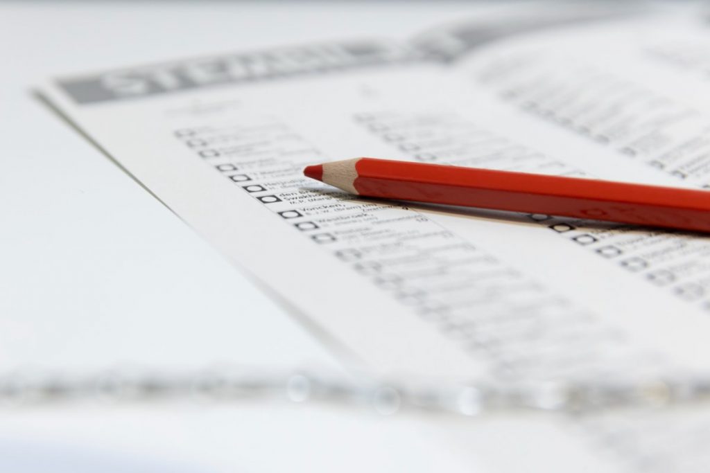 Stempotlood op stembiljet