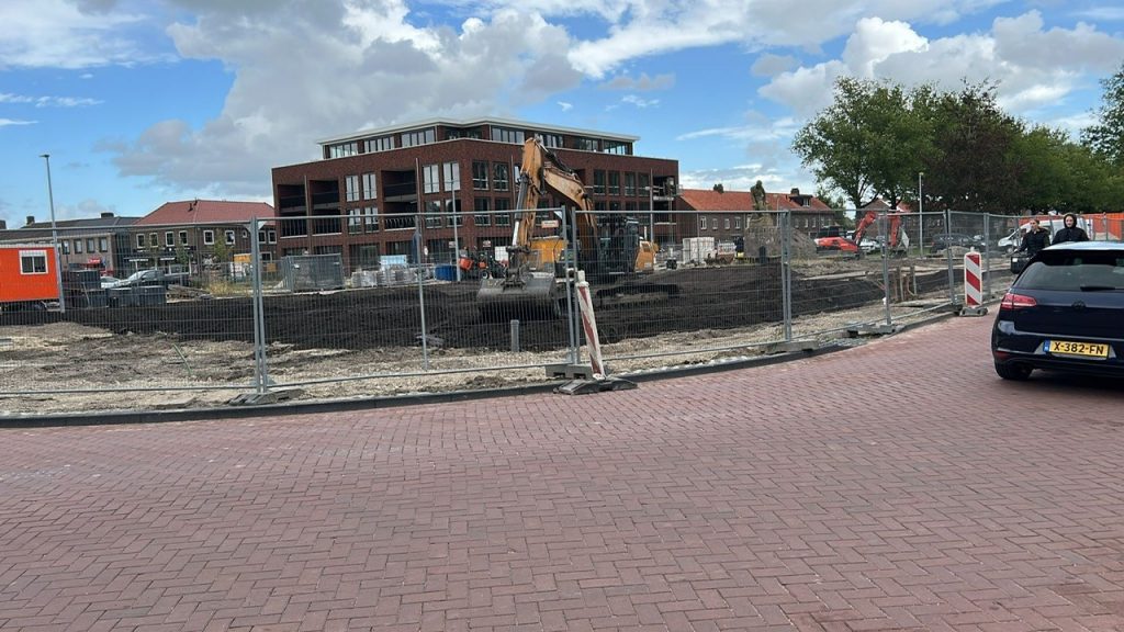 Grondverbetering tijdens de herinrichting Terpstraat Wieringerwerf