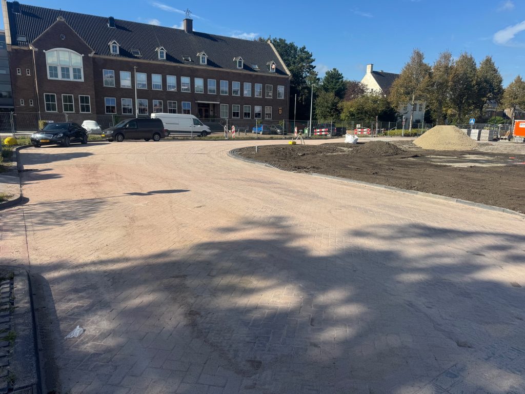 voortgang fase 4.3 van de herinrichting Terpstraat Wieringerwerf