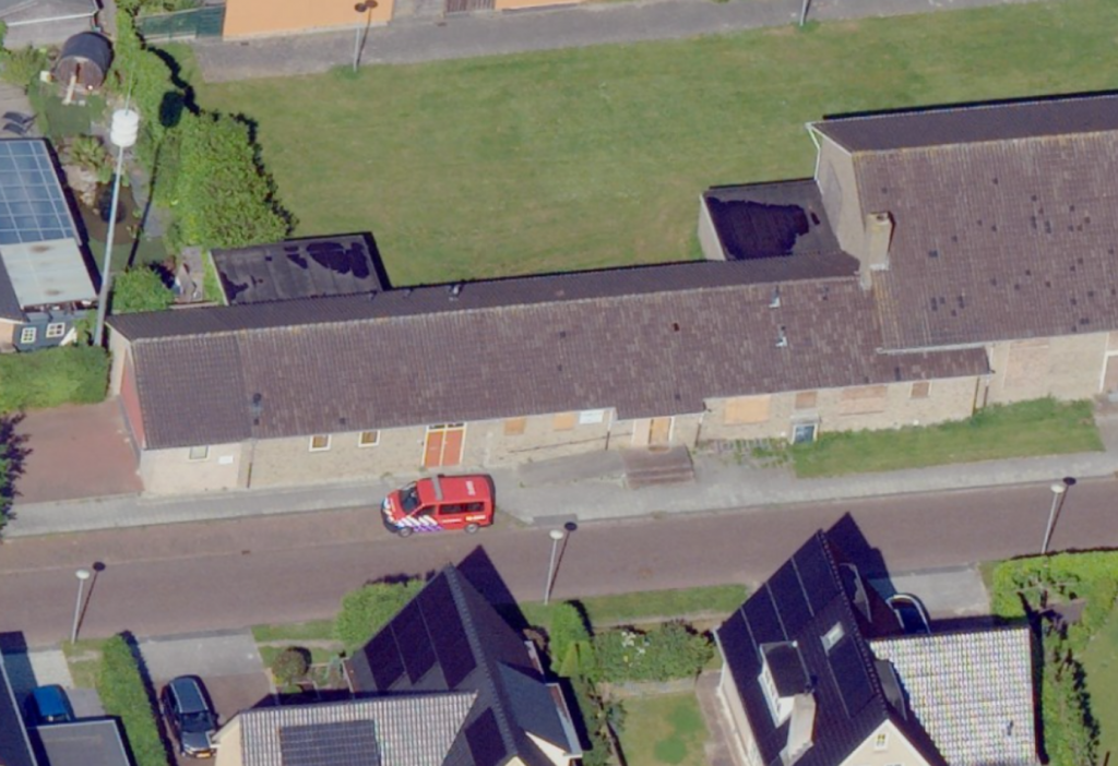 Brandweerkazerne Slootdorp vanuit de lucht