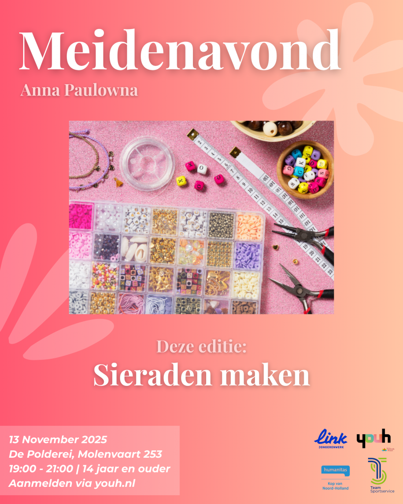 Meidenavond Anna Paulowna 13 november 2025