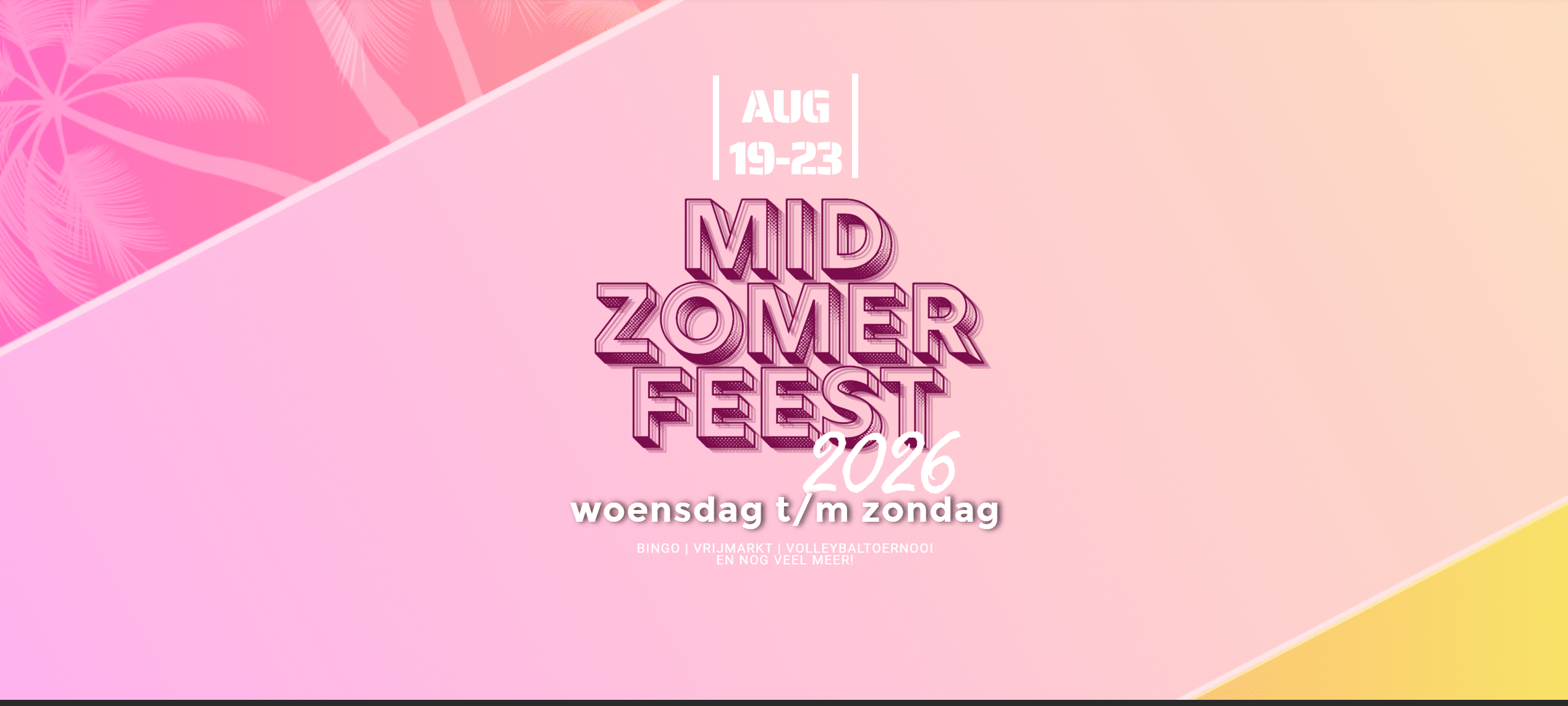 Midzomerfeest Slootdorp header