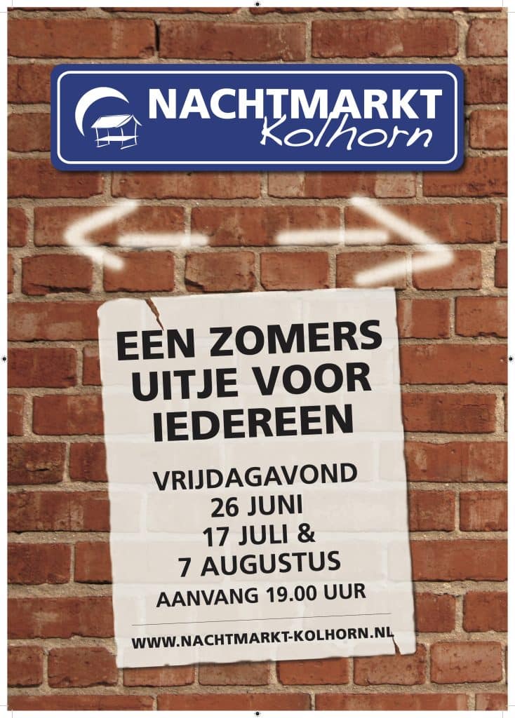 Poster Nachtmarkt Kolhorn