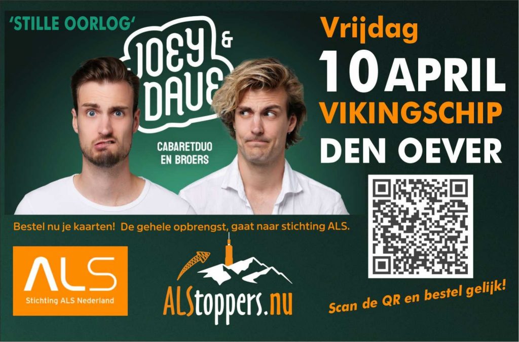 Benefietoptreden - Cabaret Duo Joey en Dave poster