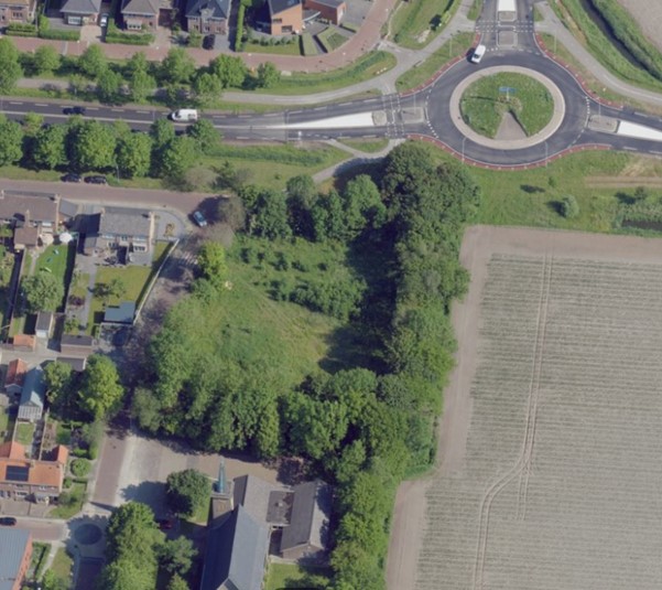 Langeweg 1 van bovenaf gezien