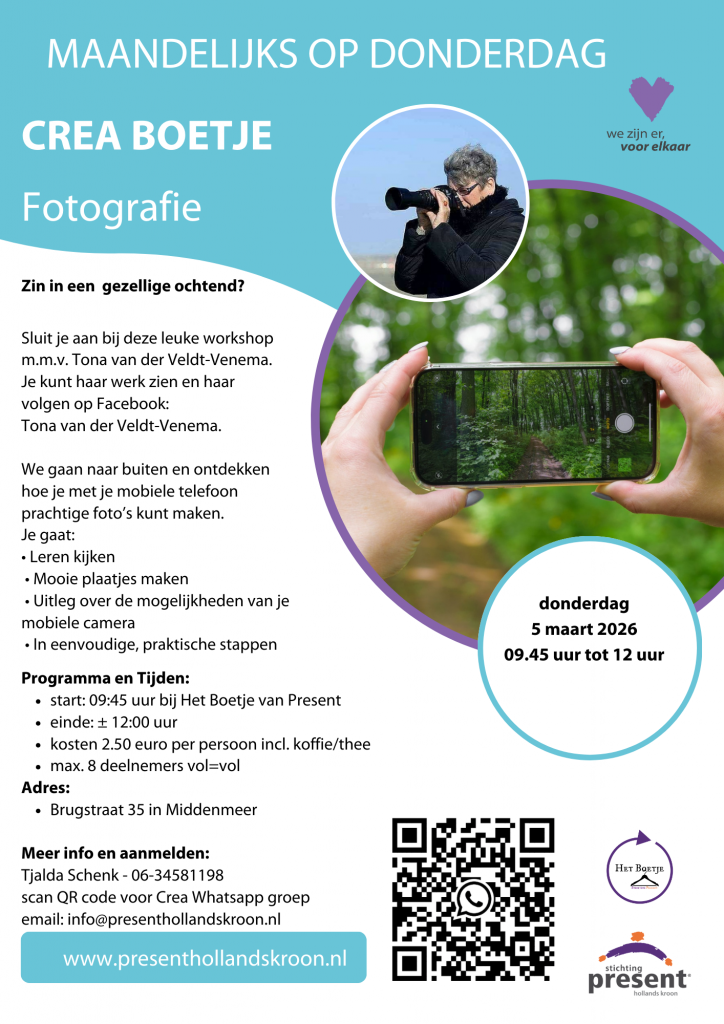 Workshop: Fotograferen met je mobiel!