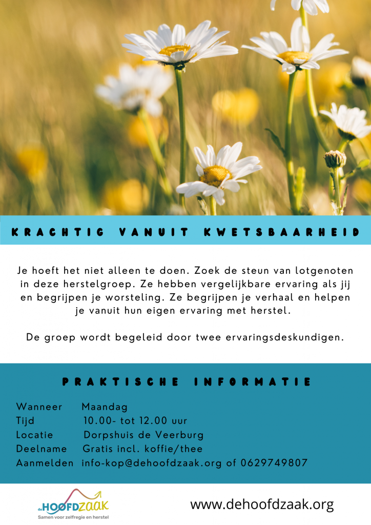 Flyer Krachtig vanuit Kwetsbaarheid