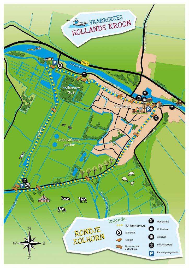 Vaarroute in Kolhorn