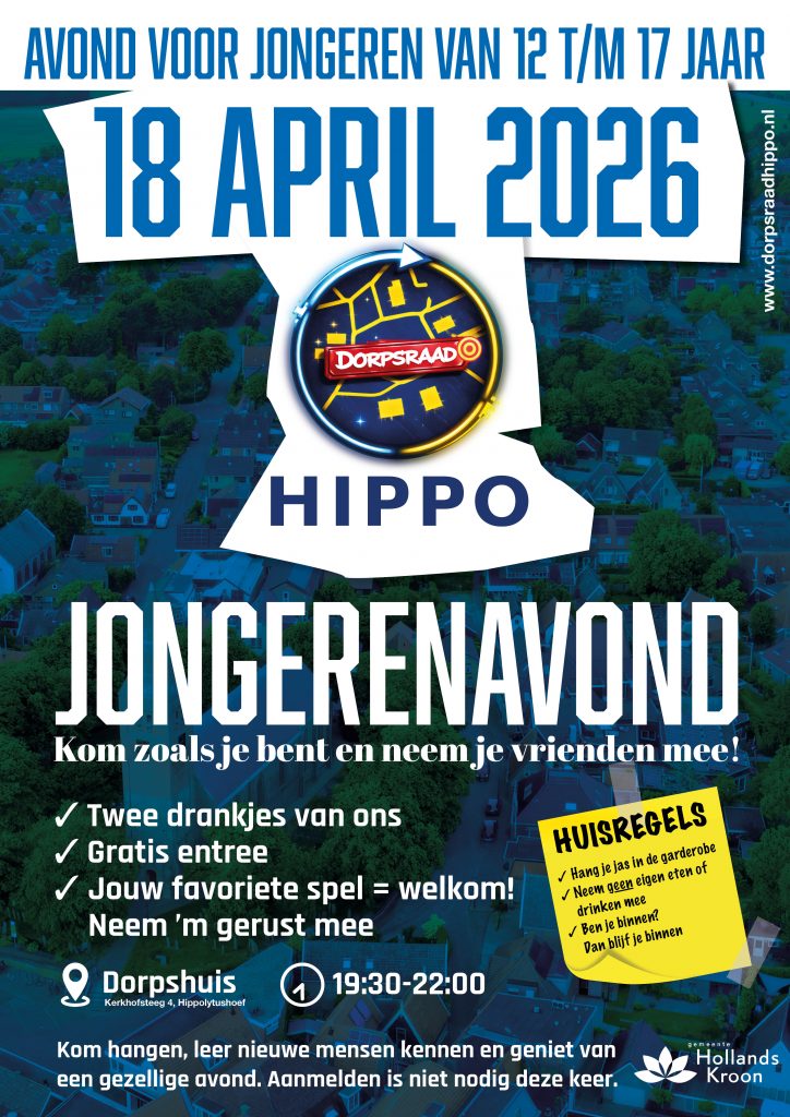 Jongerenavond Dorpshuis Hippo