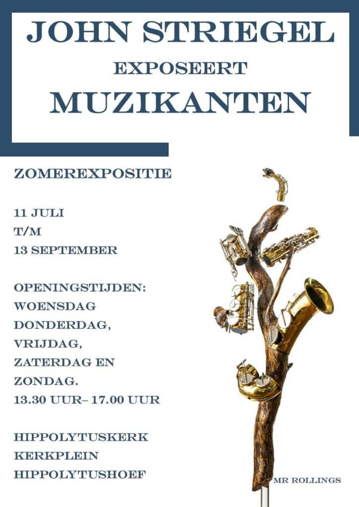 Poster Expositie 'Muzikanten'