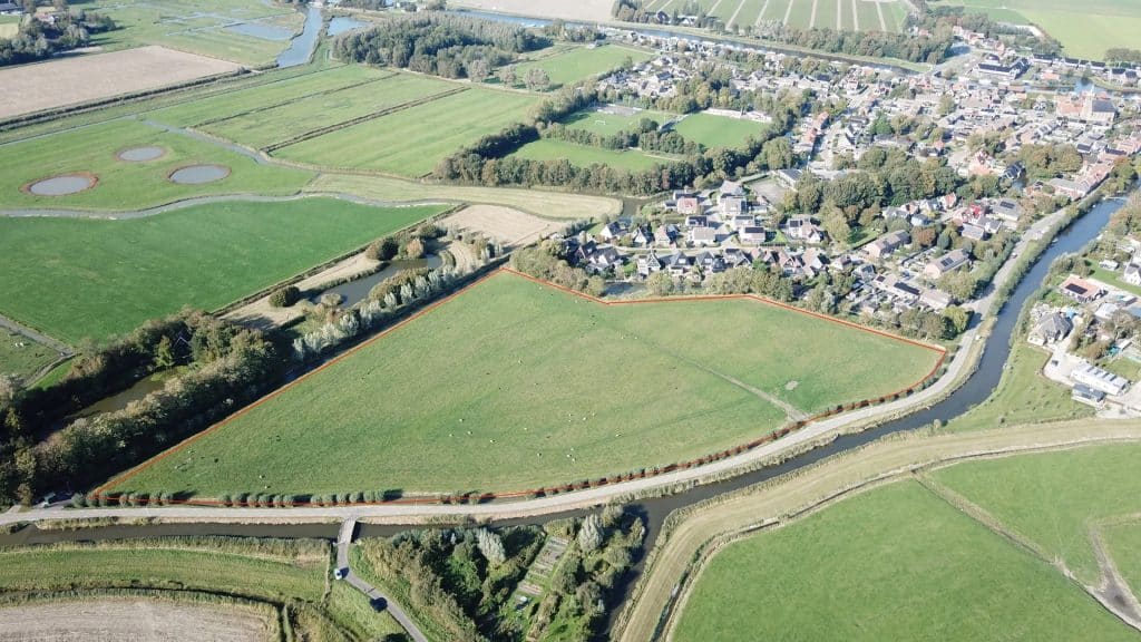 Kolhornerkade van bovenaf
