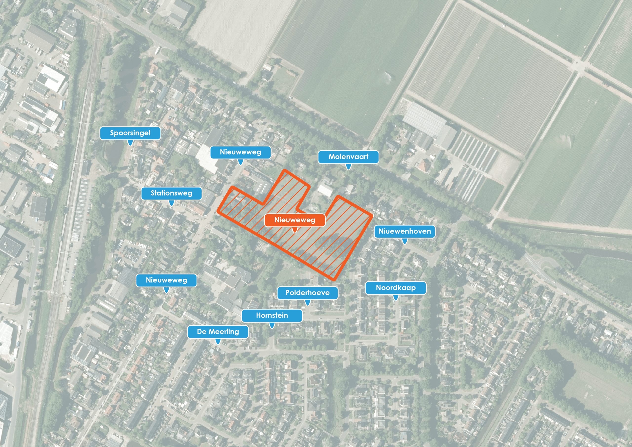 Nieuweweg locatie kaart